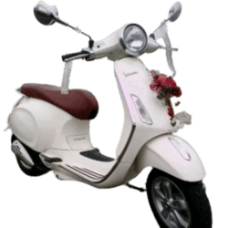 Vespa Primavera weiss